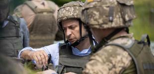 Зеленський відвідав передові позиції ЗСУ на Луганщині