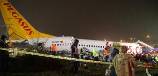 Аварія літака у Стамбулі: 1 людина загинула, 157 травмовані