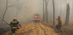 Як українські пожежники боролися із вогнем у Чорнобильській зоні
