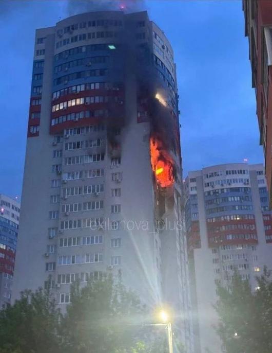 У Рязані російська ППО вдарила по багатоповерхівці
