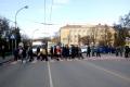 В Тернополе жители заблокировали движение транспорта в знак протеста против новых тарифов