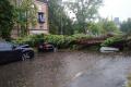 Киев накрыл мощный ливень с градом и ураганный ветер