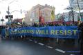 У Києві активісти вийшли на марш проти російської агресії