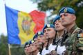 Министра обороны Молдовы на военных учениях 