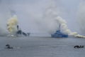 Російські кораблі у Чорному морі зафарбовують бортові номери