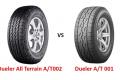  Сравнение моделей Bridgestone Dueler All Terrain A/T002 против Dueler A/T 001
