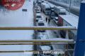 На въездах в Киев пробки: фуры второй день блокируют проезд