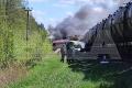 У Брянській області РФ зійшов з рейок потяг із нафтою, сталася пожежа, - ЗМІ