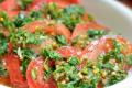 Рецепт закуски з помідорів із часником і зеленню