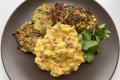 Рецепт кабачкових оладок зі скремблом