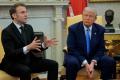 Макрон закликав Трампа ввести санкції проти РФ, якщо вона 