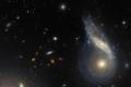NASA показало приголомшливе злиття двох галактик