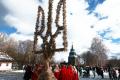 Найбільший тризуб з дідухів: у Києві на Різдво встановили рекорд України