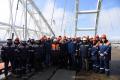 Путин осмотрел Крымский мост 