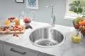 Кругла мийка Grohe з нержавійки для маленької кухні: практичні нюанси вибору