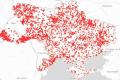 Мапа нерухомості УПЦ МП: вся Україна в червоних цятках і лише в кількох областях 