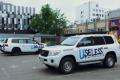 У Києві на автівки ООН приклеїли красномовний напис через позицію організації щодо підриву Каховської ГЕС