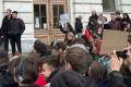 Скандал з Фаріон: у Львові студенти вийшли на мітинг проти викладачки