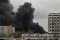 В Москве горят склады, пожар тушат вертолетами