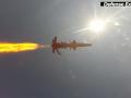 Полет украинской боевой ракеты Р-360 сняли с самолетов