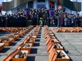 Возле Ивано-Франковска перезахоронили останки 134-х жертв НКВД