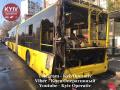 В Киеве на Виноградаре на ходу загорелся троллейбус