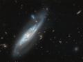 Hubble сделал снимок галактики со спиральными рукавами