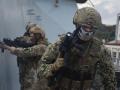 Украинские военные провели тренировку на британском эсминце