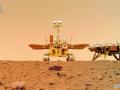 Китайский марсоход прислал новые снимки с Красной планеты