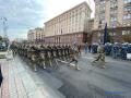 В центре Киева провели репетицию парада войск ко Дню Независимости