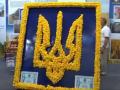 В Киеве создали крупнейший Герб Украины из желтых роз