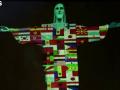 В Рио статую Христа подсветили флагами стран, где бушует коронавирус