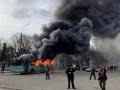 В Чернигове сгорел троллейбус: в салоне находились 40 пассажиров