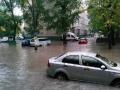 Сильный ливень затопил город Днепр