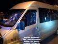 В Киеве расстреляли пассажирский микроавтобус 