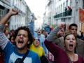 В Португалии пытались штурмом взять парламент