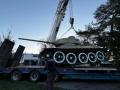 У Мукачеві демонтували пам'ятник радянському танку