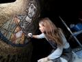 В Софии Киевской начали реставрацию уникальных фресок и мозаик