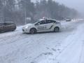 Первый снег в Киеве вызвал почти 500 ДТП