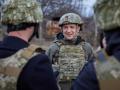Зеленский побывал на позициях украинских военных в 80 метрах от противника