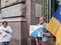 В Петербурге задержали активистов, устроивших акцию в честь Дня Независимости Украины