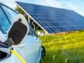 Зарядка електромобіля від сонячних панелей