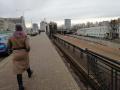 У киевского вокзала "устала" эстакада, обрушилось барьерное ограждение