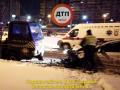 В Киеве патрульное авто врезалось в эвакуатор: есть пострадавшие 