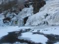 В Украине замерз самый высокий равнинный водопад