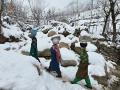В Индии от аномальных холодов погибли более 40 человек