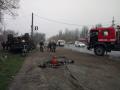 В Запорожье перевернулся армейский грузовик, один военный погиб