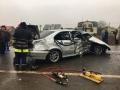 Под Львовом столкнулись Land Rover и BMW: 7 человек пострадавших
