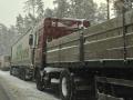 Киев ограничил въезд грузовиков и фур из-за снега