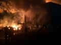 В Киевской области дотла сгорели два многоквартирных дома